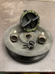 Power Steering Pulley, Cap,Bolts And Clamps For A MOTORCRAFT Power Steering Pump - Picture 1 of 1