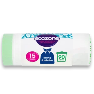 Revestimientos de contenedores biodegradables EcoZone 90Ltr (rollo de 15 bolsas) - Imagen 1 de 3