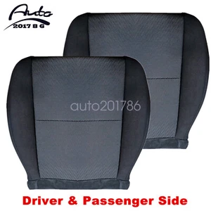 For 2007-2014 GMC Sierra 1500 2500 Driver & Passenger Bottom Cloth Seat Cover - Foto 1 di 12