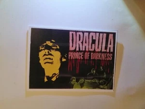 Dracula Prince of Darkness Christopher Lee Cinema Art Collectable Postcard - Picture 1 of 9