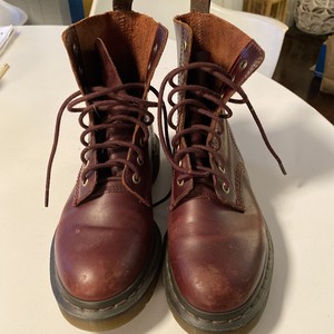 Dr. Martens Pascal Red Boots for Women 