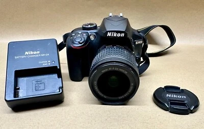 Nikon D3400 DSLR Camera 24.2MP with 18-55mm AF-P VR Lens - Image 1 of 4