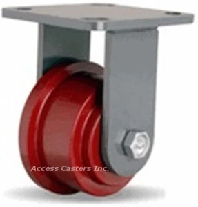 R-HS-FT35H Hamilton 3-1/2" Flanged Wheel Rigid Caster - Picture 1 of 2