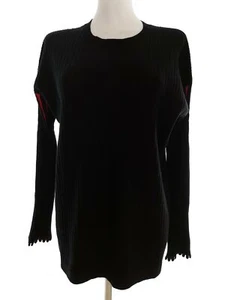 ASOS T. 12 (40) Negro Túnica suéter larga Acrílico Manga larga Punto fino - Imagen 1 de 5