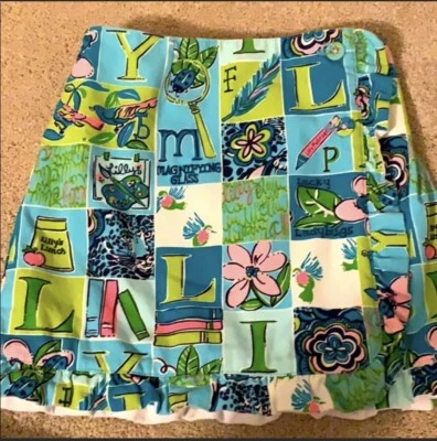 Lilly Pulitzer Girls Size 8 Reversible Wrap Skirt HARD TO FIND! - Image 1 of 4