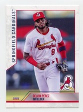 2022 Choice Springfield Cardinals Delvin Perez RC Rookie Card Yankees