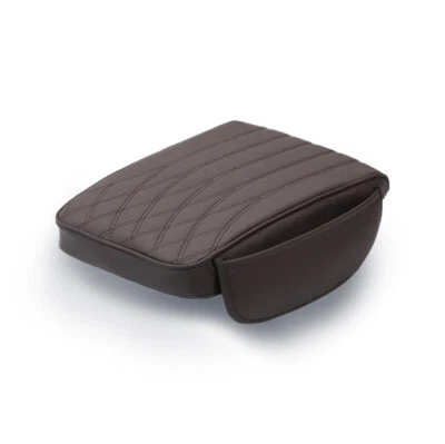 Car Armrest Cushion Cover Leather Center Console Box Pad Protector Accessories - Image 1 of 4