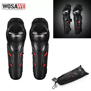 WOSAWE Motorcycle Motorbike Knee Protection Pads Leg Armor Protection Motocross - Picture 1 of 15