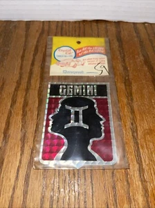 Vintage Nos Crystal Cal Gemini Aufkleber - Bild 1 von 2