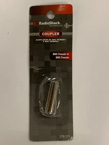 RadioShack BNC Female Coupler, Female To Female, 278-0115, 1 Pack, New - Picture 1 of 10