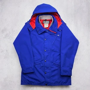 Vintage The North Face Windy Pass Gore-Tex Jacket Blue Red Hooded USA M - Picture 1 of 14