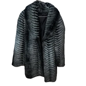 Wunderschöner Kuschliger Kunstfell Mantel Swinger - Bild 1 von 9