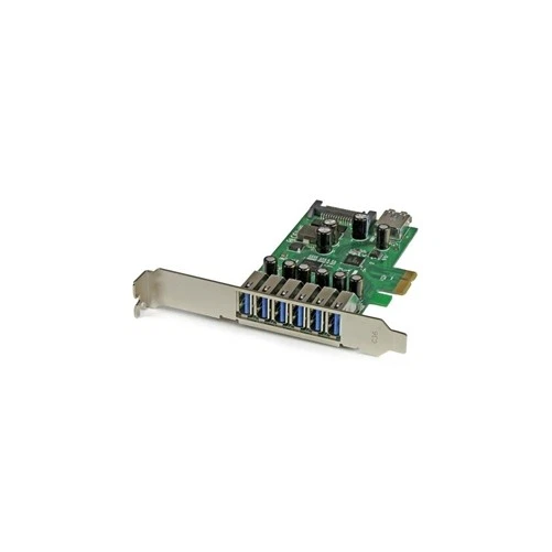 Startech PEXUSB3S7 7 PORT USB 3.0 PCI EXPRESS CARD USB PCIE ADAPTER CONTROLLER C - Image 1 of 1