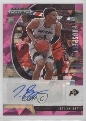 2020 Panini Prizm Draft Picks Prospect Pink Ice Tyler Bey #PA-TB Rookie Auto RC - Image 1 of 2