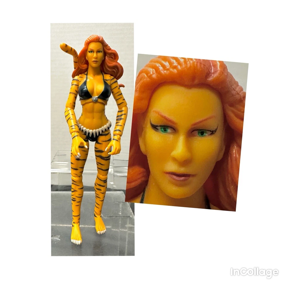 Figura Tigra 6” Marvel Legends Nemesis Series exclusiva de Walmart 2008 Foto 1 de 4