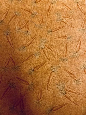 Wheatland Flax Amber Waves  by Kansas Troubles Quilters for Moda CARROTS 22X14" - Image 1 of 4