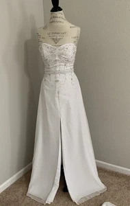 Prinzessinnenstil Brautkleid Marys Braut Größe 12. Abnehmbarer Gürtel, Handtasche & Schleier - Bild 1 von 18