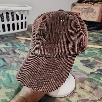 Gorra de béisbol Eddie Bauer marrón forrada de pana talla única  Foto 1 de 4