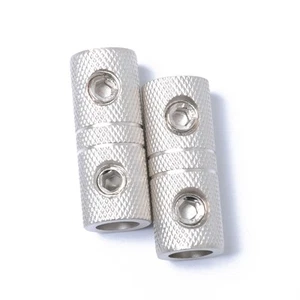 2 PIEZAS Terminales de Audio de Latón Altavoz Tacos Conector Butt Acoplador - Imagen 1 de 12