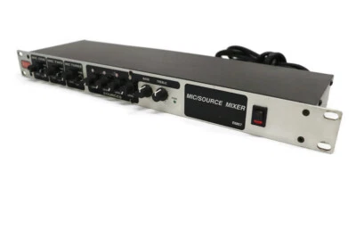 ROLLS Mic/Source Mixer RM67 - 3 Mic / 4 Line Input Rack Mixer - Image 1 of 4