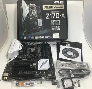 ASUS Z170-A motherboard Z170 LGA1151 DDR4 64G HDMI+VGA+DP+DVI ATX Tested - Picture 1 of 13