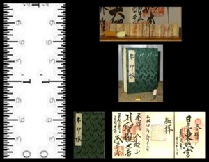 LIBRO IN MINIATURA IN SCALA 1:12 LIBRO TEMPIO GIAPPONESE FIRMATO - Foto 1 di 6
