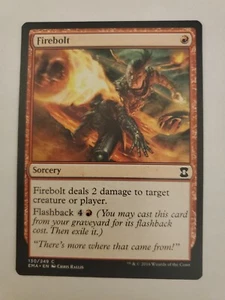 MTG Magic The Gathering Card Firebolt Sorcery Red Eternal Masters 2016 - Picture 1 of 2