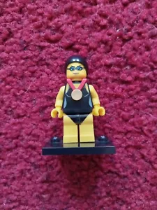 Lego Swimming Champion Minifigure Collectible Series 7 CMF Complete Swimmer - Picture 1 of 3