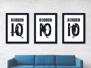 Arjen Robben Volley Goal Series, 2010 Bayern Munich-Man U. Print/Poster/Wall-Art - Picture 1 of 14
