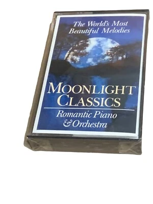 Moonlight Classics Romantic Piano & Orchestra Readers Digest Cassette Tape 1992 - Image 1 of 3