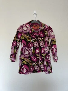 Missoni for Target Girls Velvet Floral Jacket Kid’s Size Medium Winter Floral - Picture 1 of 5