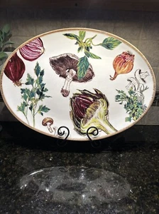 WILLIAMS SONOMA MARC LACAZE "FRENCH MARKET" LARGE SERVING PLATTER 2012 RETIRED - Picture 1 of 6