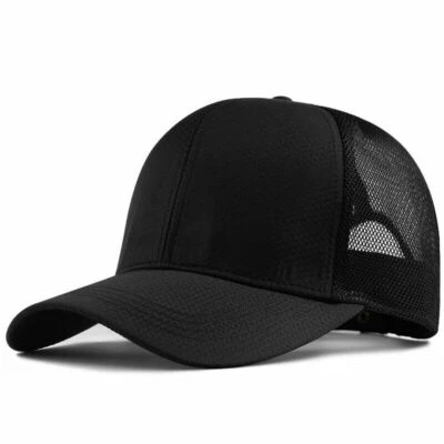 XXL 62-65cm Oversize Mesh Trucker Baseball Cap,Breathable Quick Dry Running hat - Bild 1 von 3