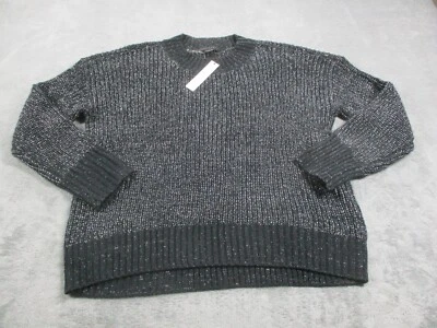 Suéter Sanctuary Mujer Mediano Negro Blanco Tejido Manga Larga Crew Informal Nuevo con Etiquetas Foto 1 de 4