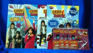 Camp Rock Activity Books Stickers Song Book Rock Star Dreams Jam Session Magnets - Imagen 1 de 4