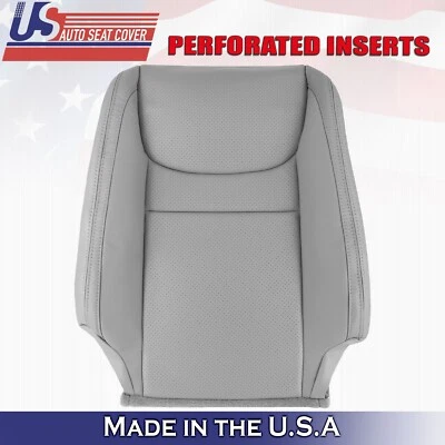 2001 2002 2003 Fits Toyota Highlander Driver Top Perf Leather Seat Cover Gray - Image 1 of 4