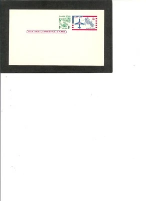 CANAL ZONE POSTAL CARD # UXC2  UNUSED  No Writing  1963 issue - Image 1 of 2