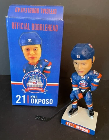 New York Islanders KYLE OKPOSO 2015 Coliseum Final Season Souvenir Bobblehead Cover