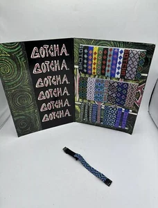 Gotcha Bracelet Adult Unisex Surf Skate Braided Wrap Multi 80s 90s Vintage - Picture 1 of 5