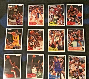 LOT OF 12 1993-94 Fleer Basketball Cards MALONE STARKS RICE GREEN KEMP NR/MINT - Picture 1 of 6