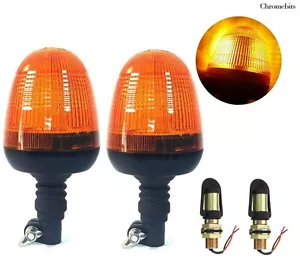 Set di Luci Segnalazione Rubinetto Din Pole Mount Led Lampeggiante Ambra/Arancione - Foto 1 di 11