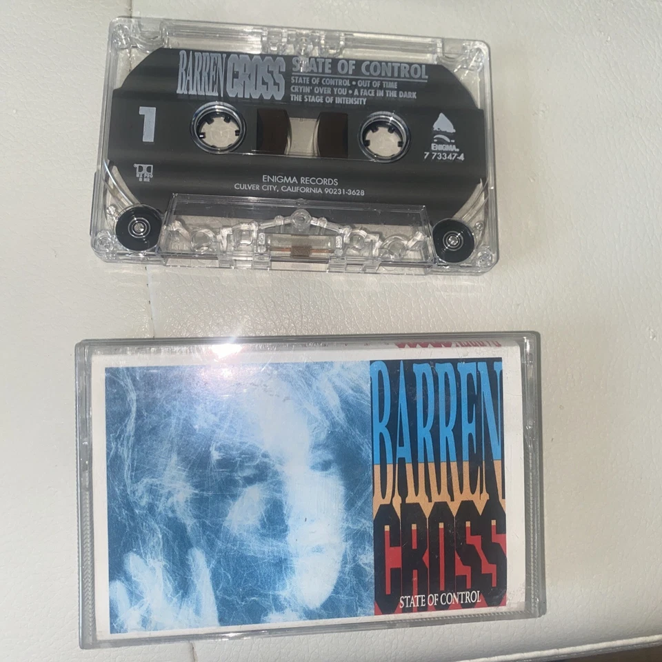 Barren Cross–State Of Control Cassette-Enigma-773347-4  D - Image 1 of 1