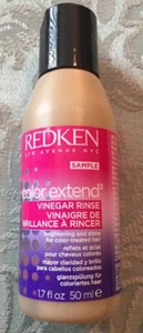 Redken Vinegar Rinse 1.7oz Travel Size Bright & Shine Color Treated - Picture 1 of 2