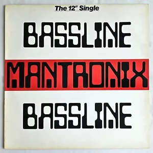 1986 - MANTRONIX - BASSLINE - SLEEPING BAG RECORDS ORIGINAL PRESSING - Picture 1 of 4