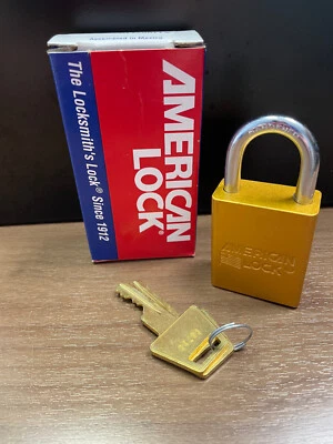 American Lock Safety Series Padlock A1105YLW KD