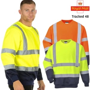 PORTWEST High Visibility Kontrast Two Tone Sweatshirt Comfort Arbeitspullover B306 - Bild 1 von 13