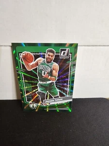 2023-24 Panini Donruss - Holo Green Laser #197 Jayson Tatum - Picture 1 of 2