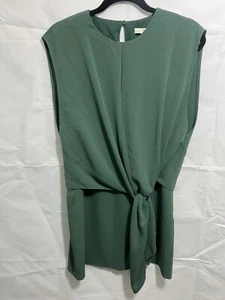 Mini Vestido Tibi Verde Talla 2 - Imagen 1 de 4