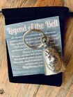 Husky GUARDIAN Bell of Good Luck fortune pet keychain gift dog lovers him or her