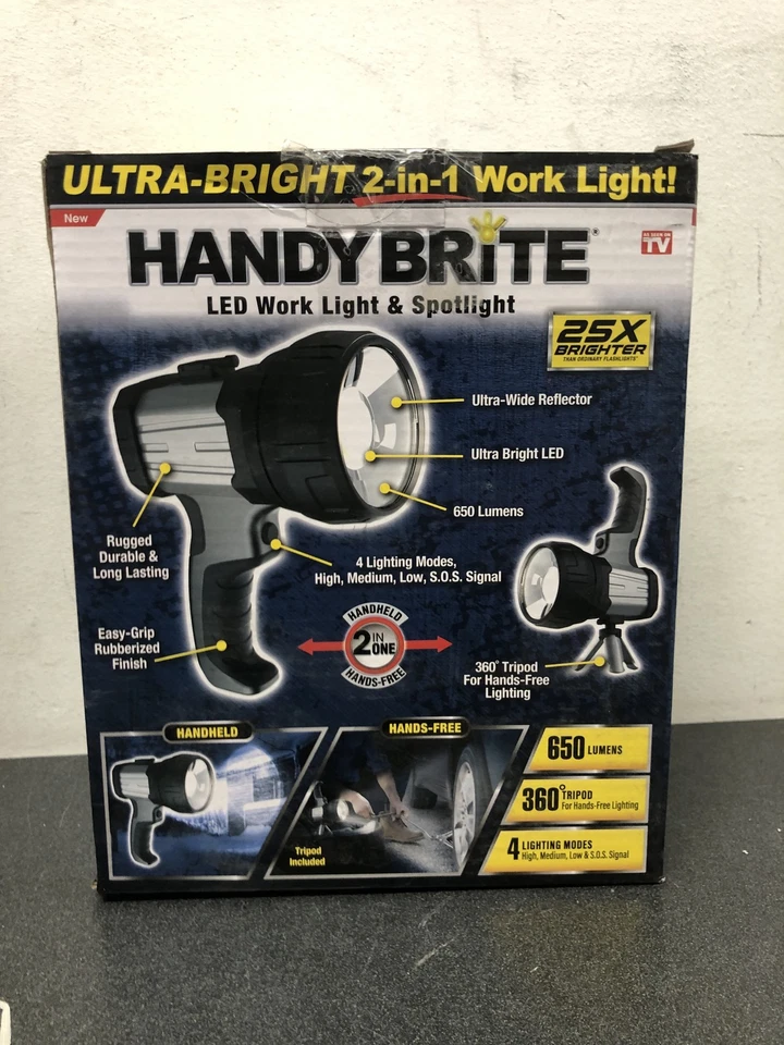 Handy brite HBT-PD36 Ultra-Bright LED Cordless 2-in-1 Tripod Work Light - Image 1 of 1
